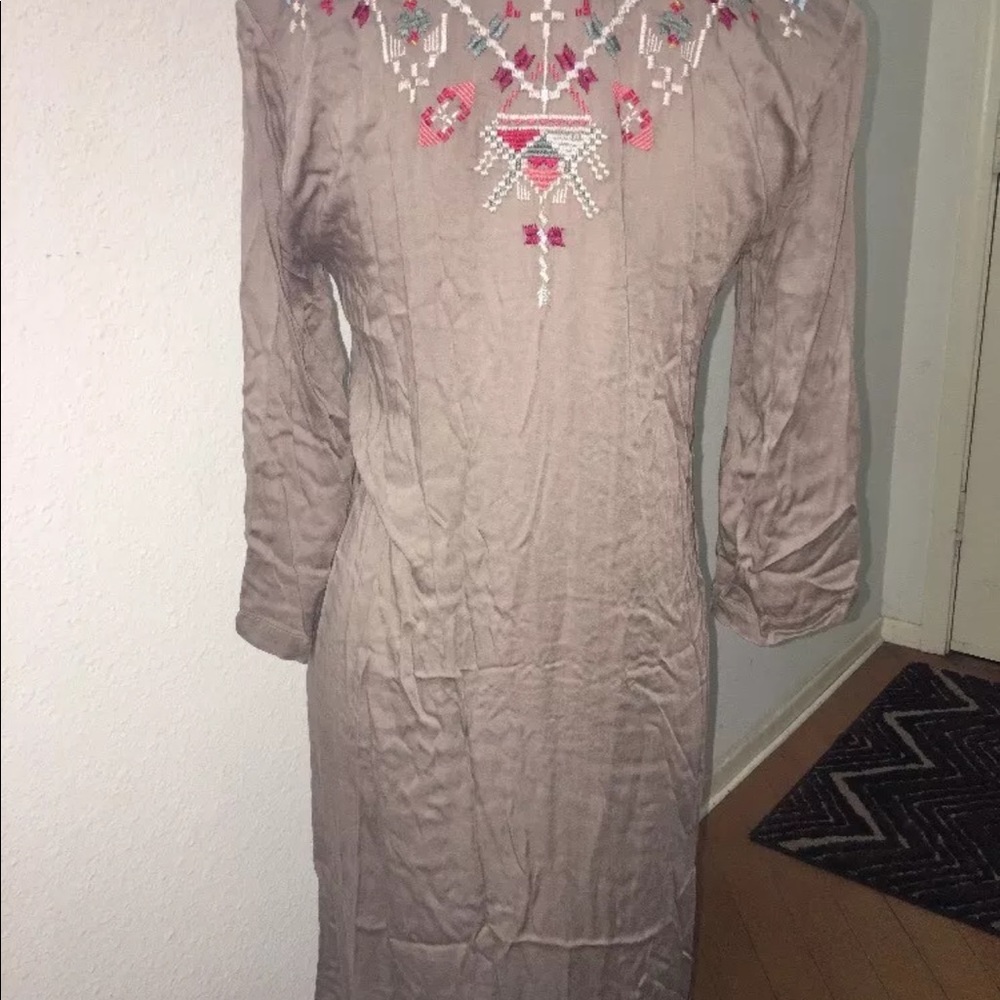 NWT Johnny Was Candace Embroidered Kaftan Tunic XS - Picture 3 of 4